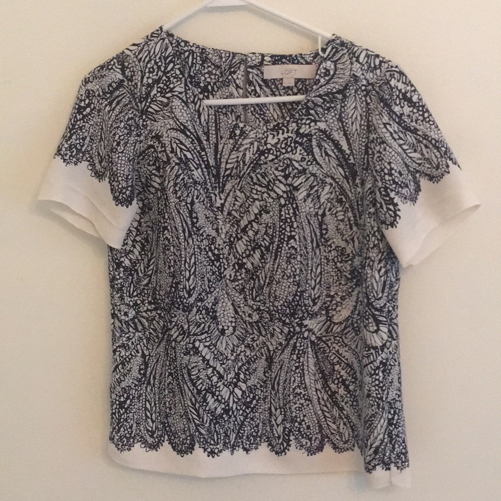 Loft short sleeve top